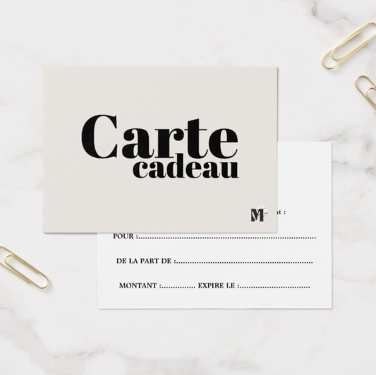 Carte cadeau